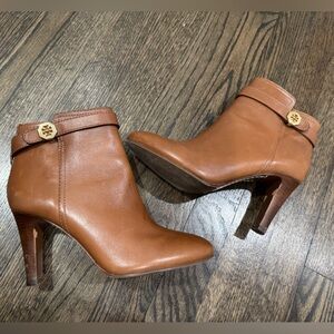 Tory Burch • Bristol High Heel Ankle Leather Camel Boot (7)